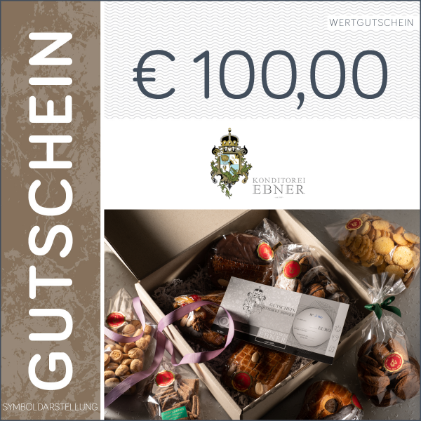 100 Euro Gutschein - Konditorei Ebner