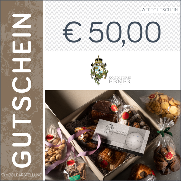 50 Euro Gutschein - Konditorei Ebner